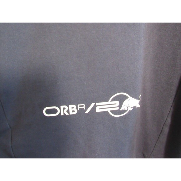 Castore Blue Red Bull Oracle Racing Back Logo Hooded Full Zip Jacket Size L EUC - Picture 8 of 9